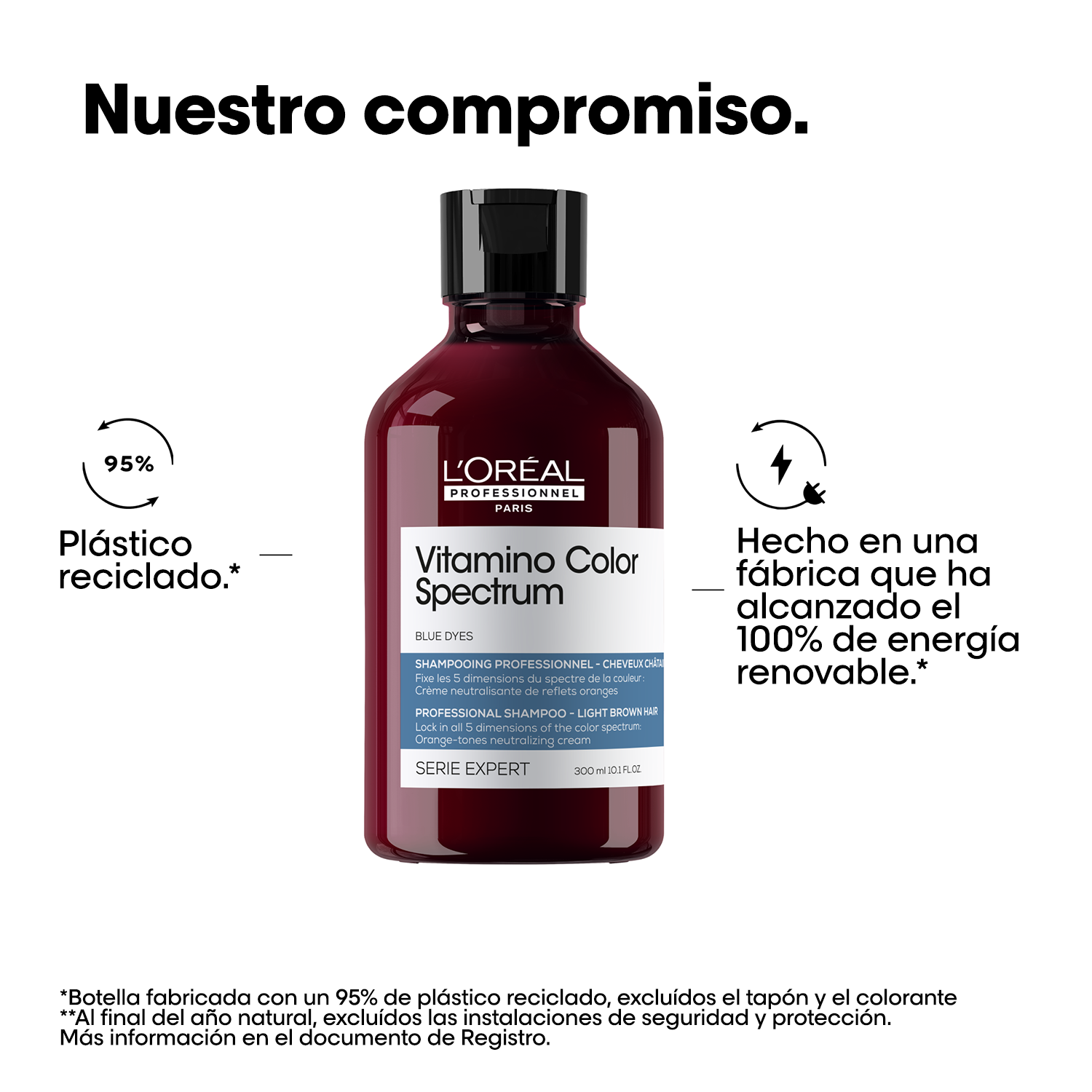 L'OREAL PROFESSIONNEL SE SPECTRUM BLUE SHAMPOO (SHAMPOO NEUTRALIZADOR PARA CABELLO CASTAÑO CLARO)